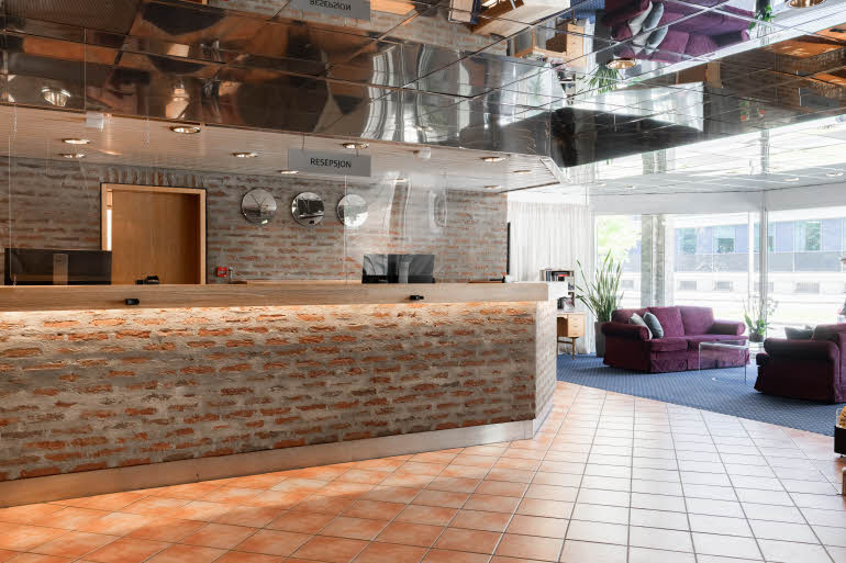 Reception hotell Scandic City Fredrikstad Norge