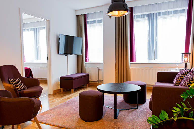 Juniorsvit lounge Scandic Sjöfartshotellet
