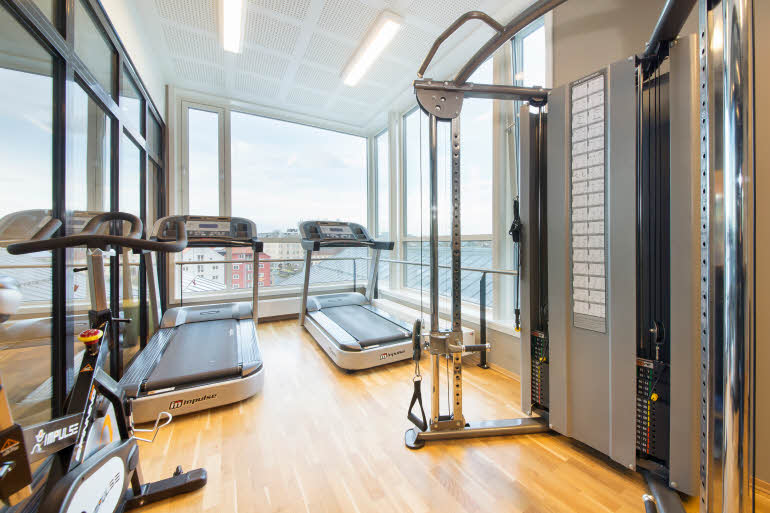 Gym hotell Scandic Bakklandet Trondheim