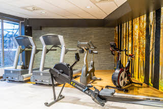 Gym maskiner hotell Scandic Elmia