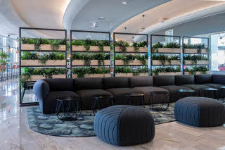 Lobby hotell Scandic Eden Nokia