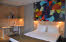 bed in room superior at scandic kista in stockholm sweden