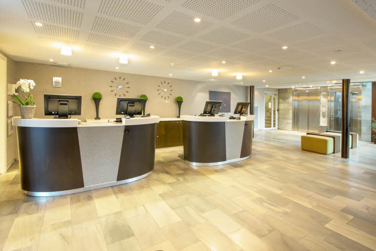 Reception hotell Scandic Bakklandet Trondheim