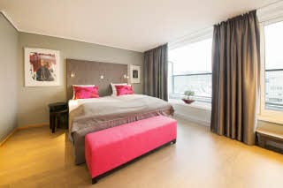 Scandic Nidelven, Trondheim, junior suite, bed