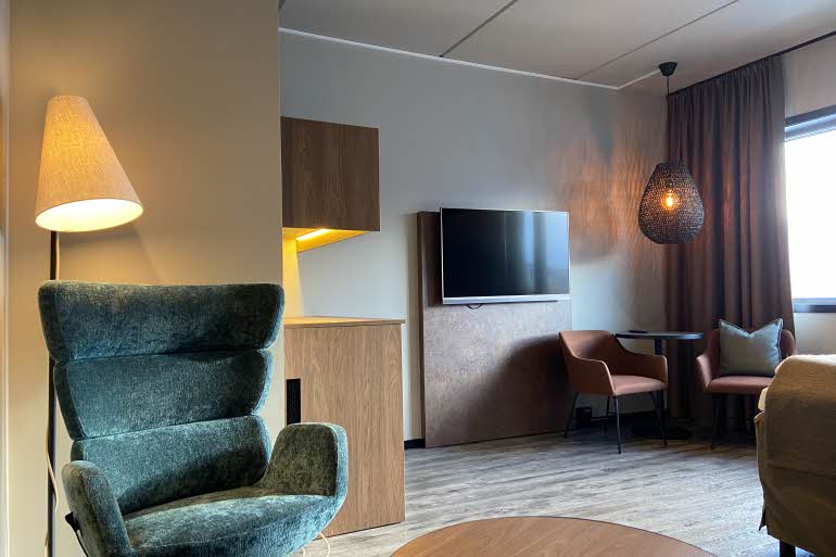 junior suite at scandic sortland in norway