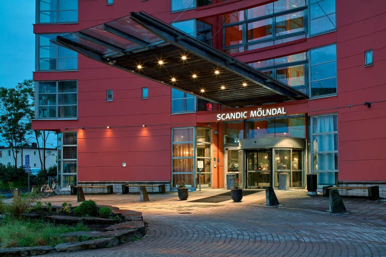 Entré på Scandic Mölndal i Göteborg