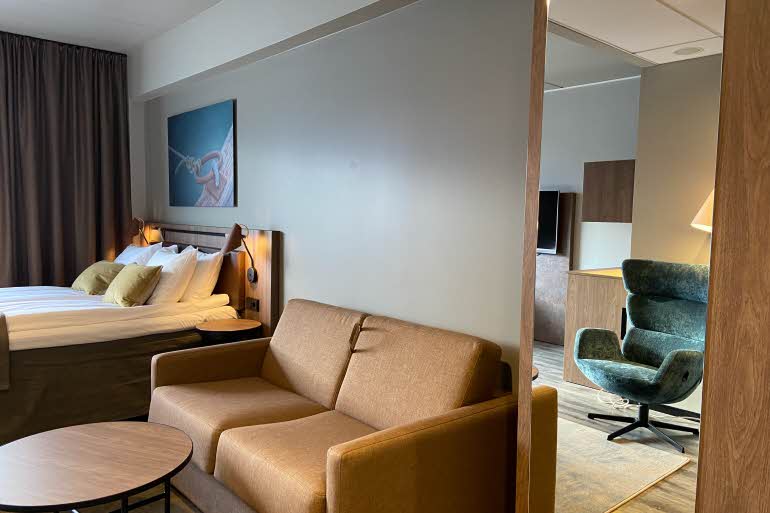 junior suite at scandic sortland in norway