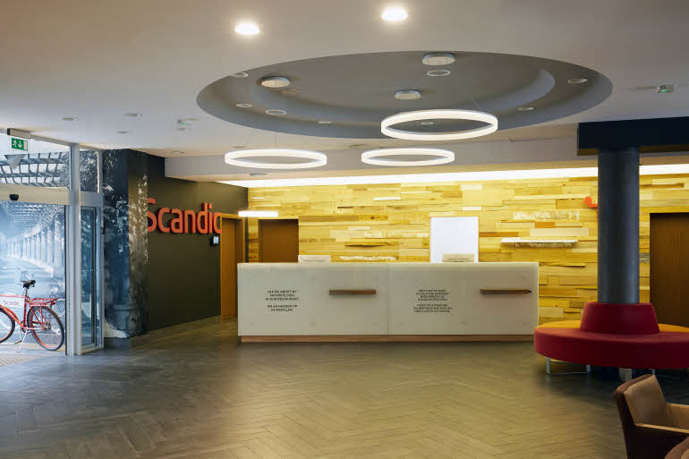 Lobby Scandic Wroclaw Polen