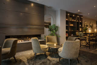 lobby of scandic oslo city in norway