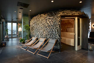 The Nest bastu och vilstolar Downtown Camper by Scandic
