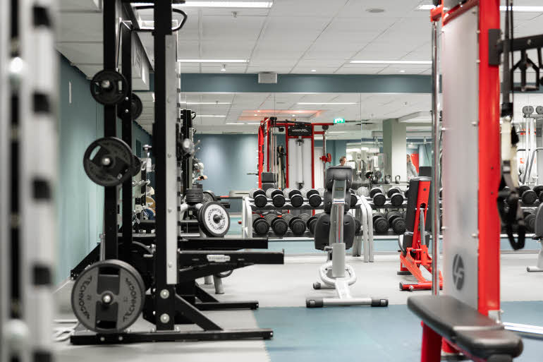 gym at scandic seilet in molde