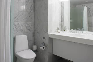 Scandic Regina, Standard room bathroom