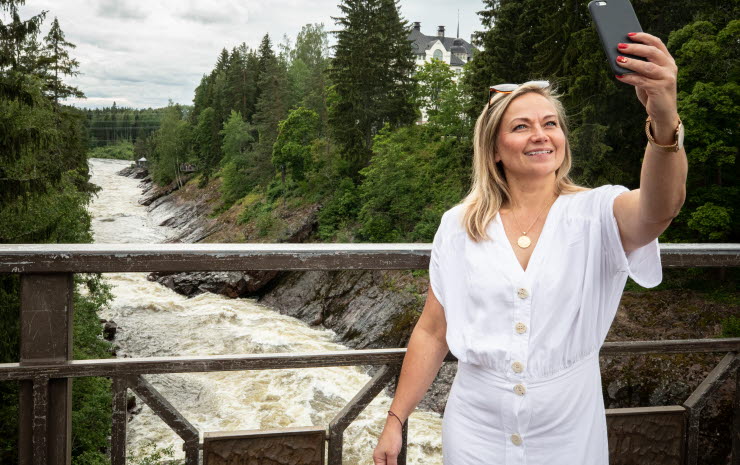 Imatraforsen och Scandic Imatran Valtionhotelli