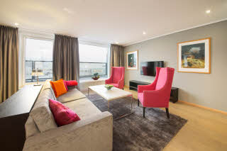 Scandic Nidelven, Trondheim, junior suite, lounge
