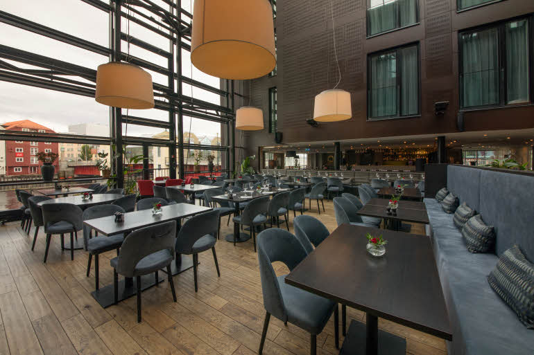 Restaurang hotell Scandic Bakklandet Trondheim