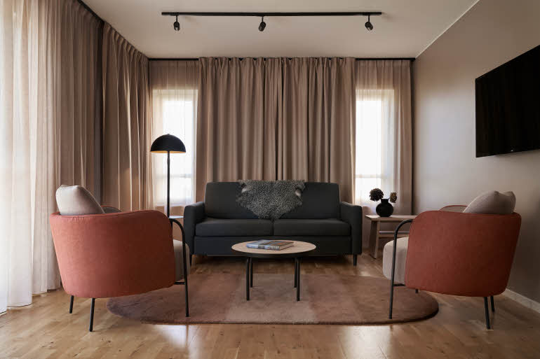 Vardagsrum hotell Scandic Visby