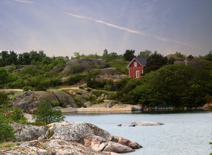 En gammal fiskarstuga i Åbolands skärgård